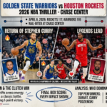 Golden State Warriors vs Houston Rockets Match Player Stats