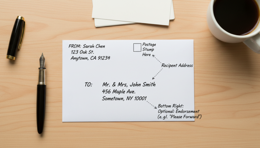 How Do You Write Addresses on an Envelope