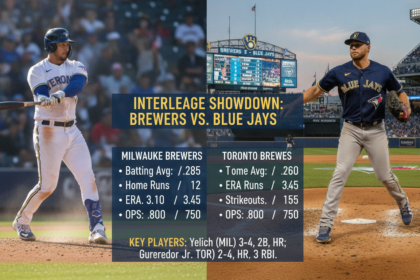 milwaukee brewers vs toronto blue jays match player stats